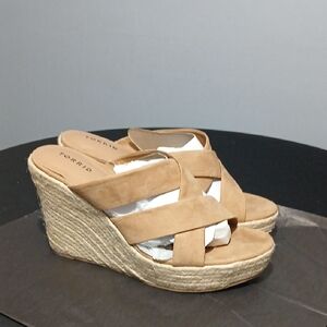 Torrid Tan Suede Wedges